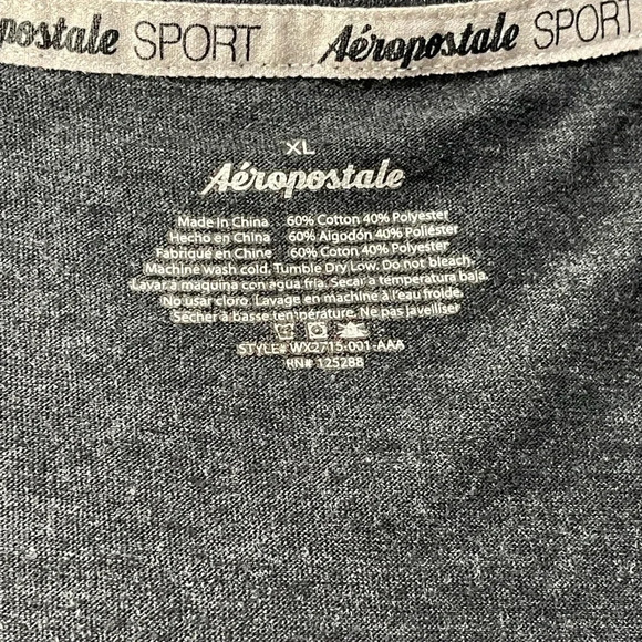 Aeropostale Sport Short Sleeve Top XL - Picture 2 of 6